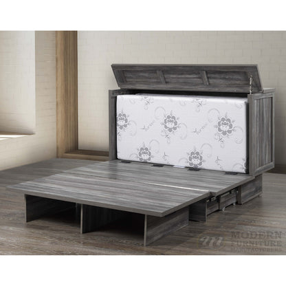 Queen Cabinet Bed With Mattress M 5050