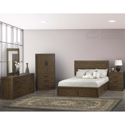 Ruston Custom Double / Queen 6pc Storage Bedroom Set – Canadian Made 5060