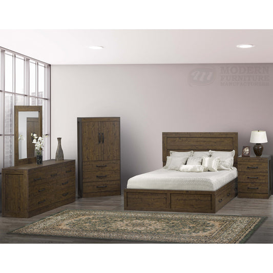 Ruston Custom King 6pc Storage Bedroom Set – Canadian Made 5060