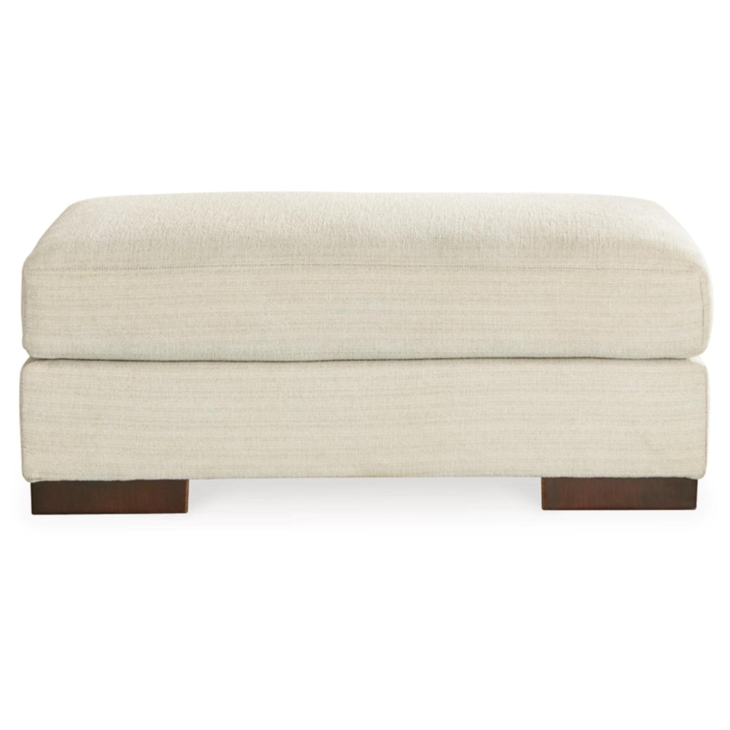Maggie Ottoman - Birch / Flax
