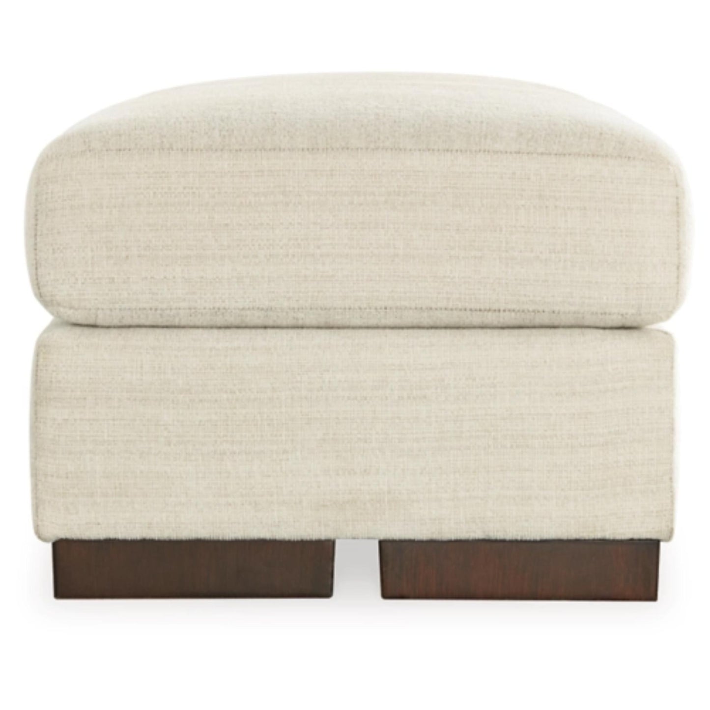 Maggie Ottoman - Birch / Flax