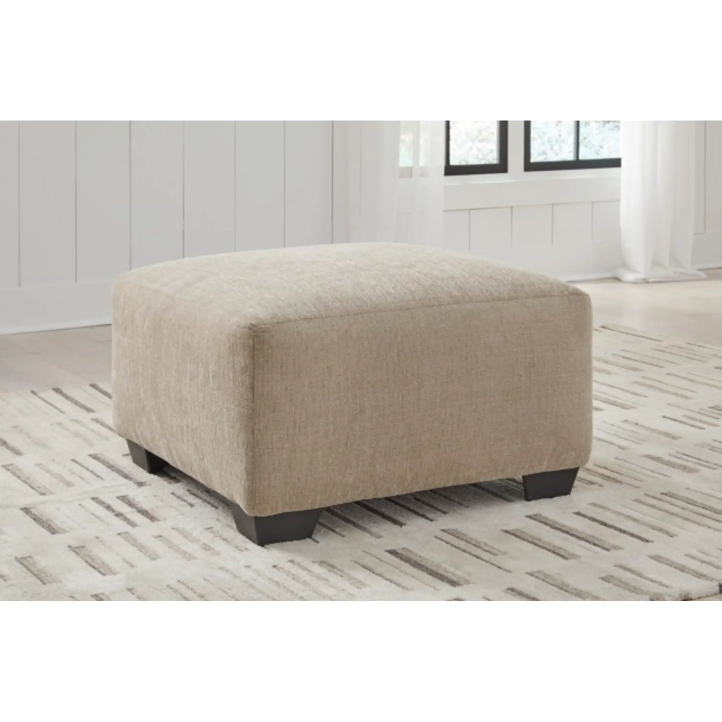 Brogan Bay Oversized Accent Ottoman - Cork