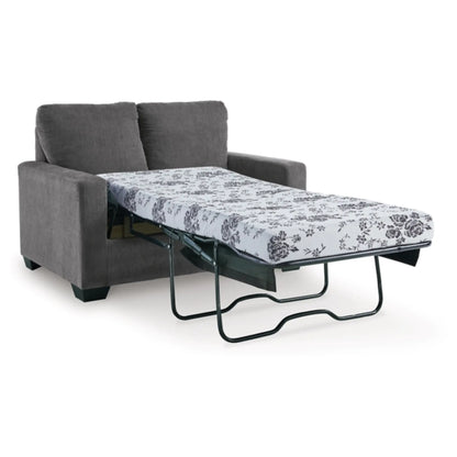 Rannis Sofa Sleeper  – Twin, Full, and Queen - Pewter / Snow