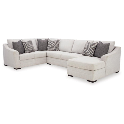 Koralynn 3-Piece Sectional with Chaise - Stone