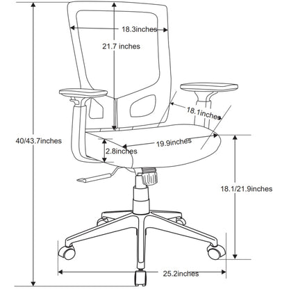 OFFICE CHAIR B- 2919