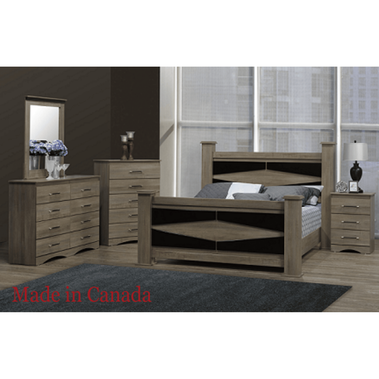 Custom Modern Canadian Made Bedroom Set MF 5501