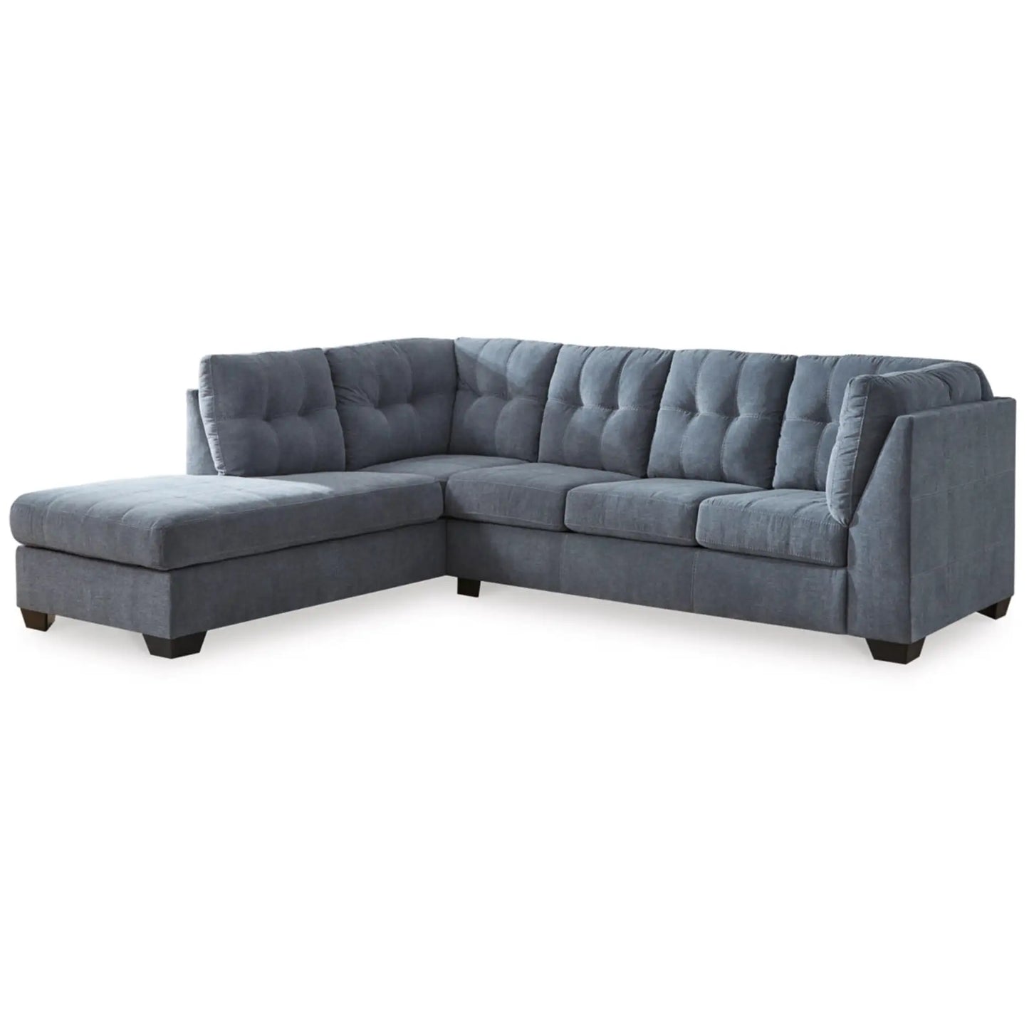 Marleton 2-Piece Sectional By Ashley - Grey / Denim