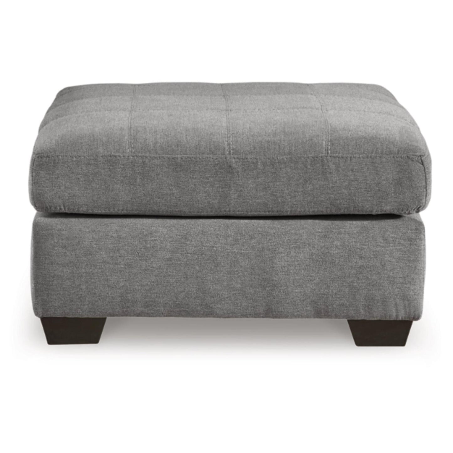 Marleton Oversized Accent Ottoman - Grey / Denim