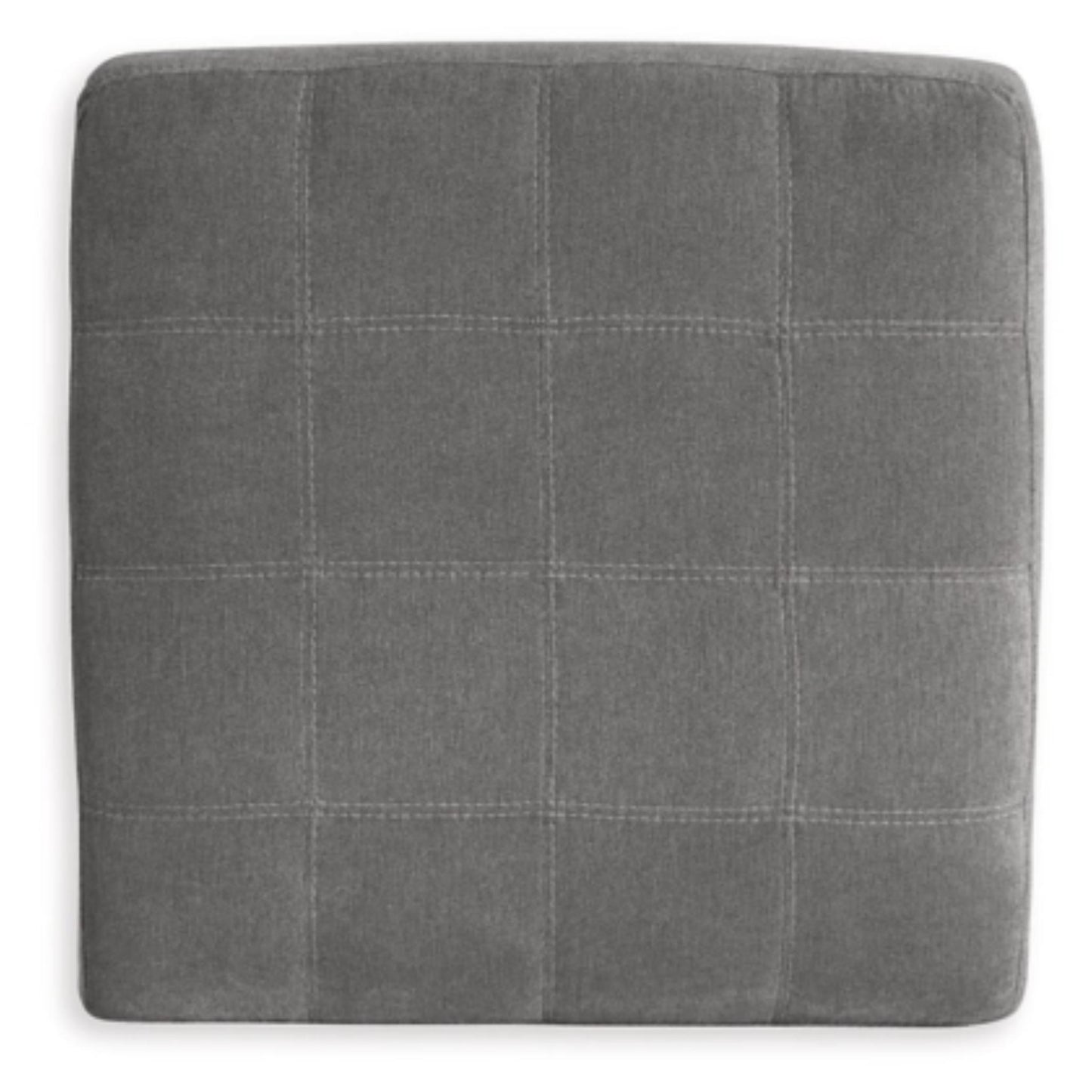 Marleton Oversized Accent Ottoman - Grey / Denim
