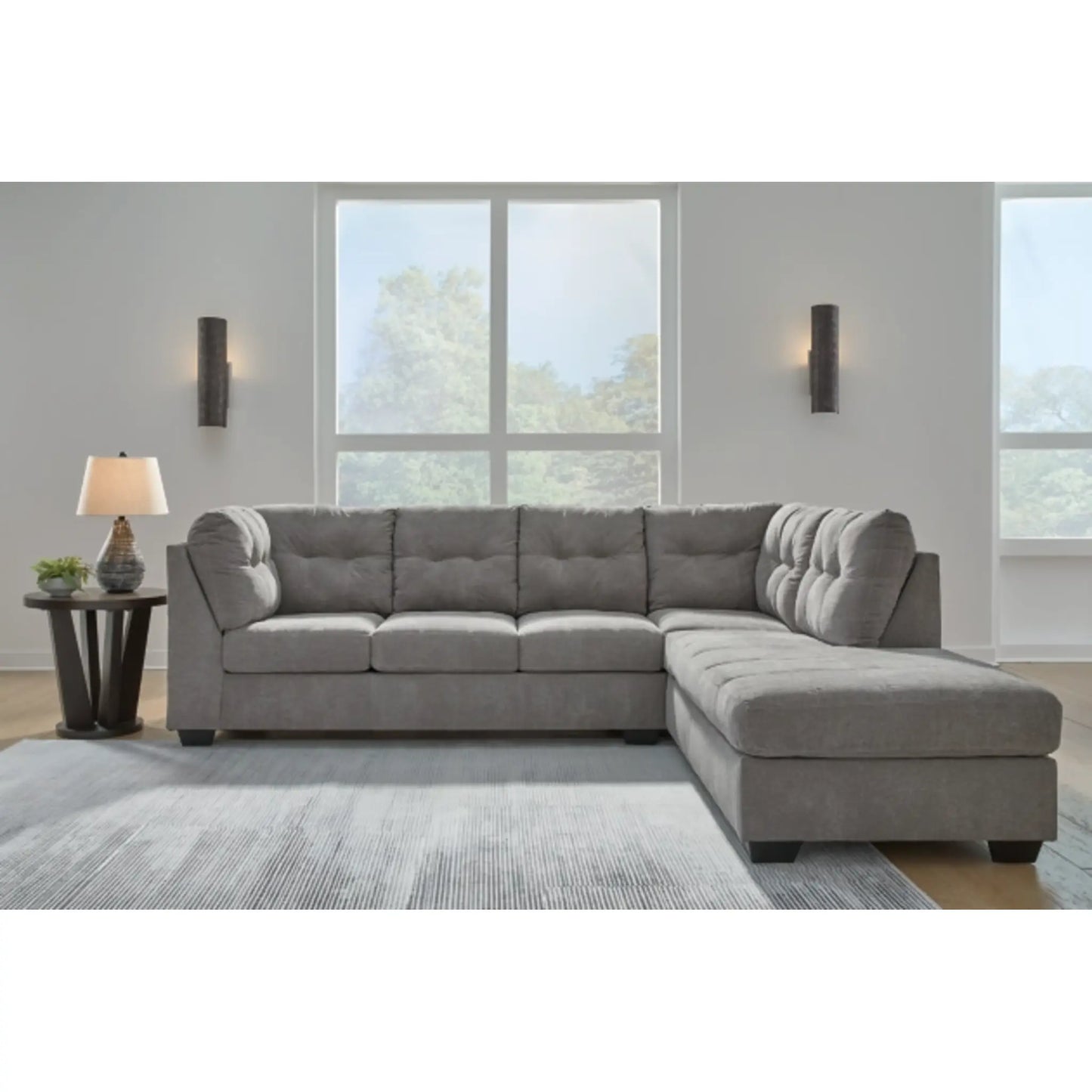 Grey Marleton 2-Piece Sectional By Ashley