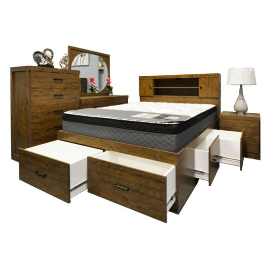 TrueNorth Custom Double/ Queen 6pc Storage Bedroom Set – Canadian Made
