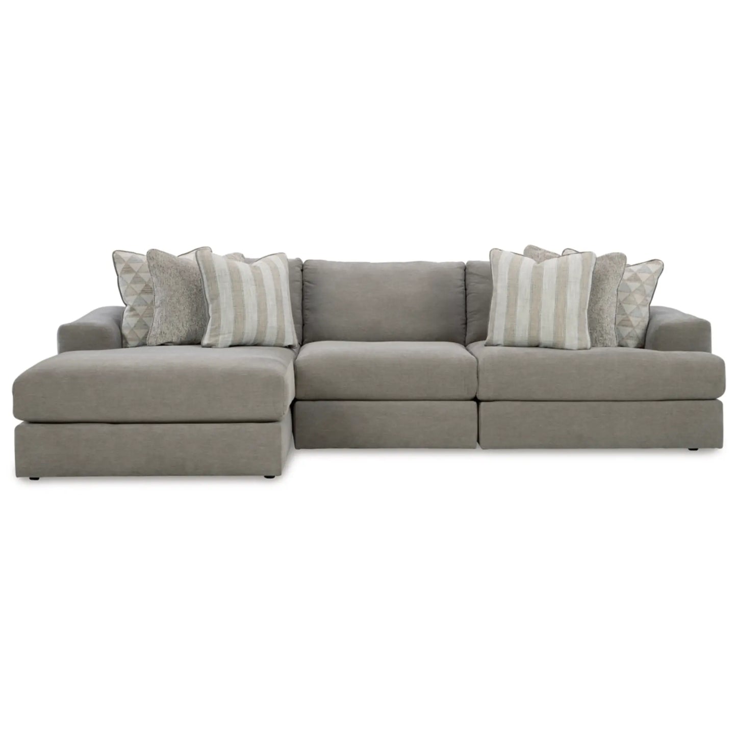 Avaliyah 3-Piece Modular Sectional with Chaise - Ash