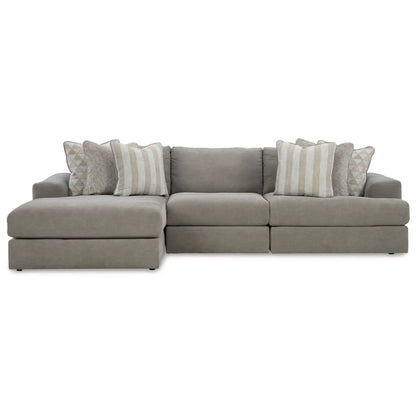 Avaliyah 3-Piece Modular Sectional with Chaise - Ash