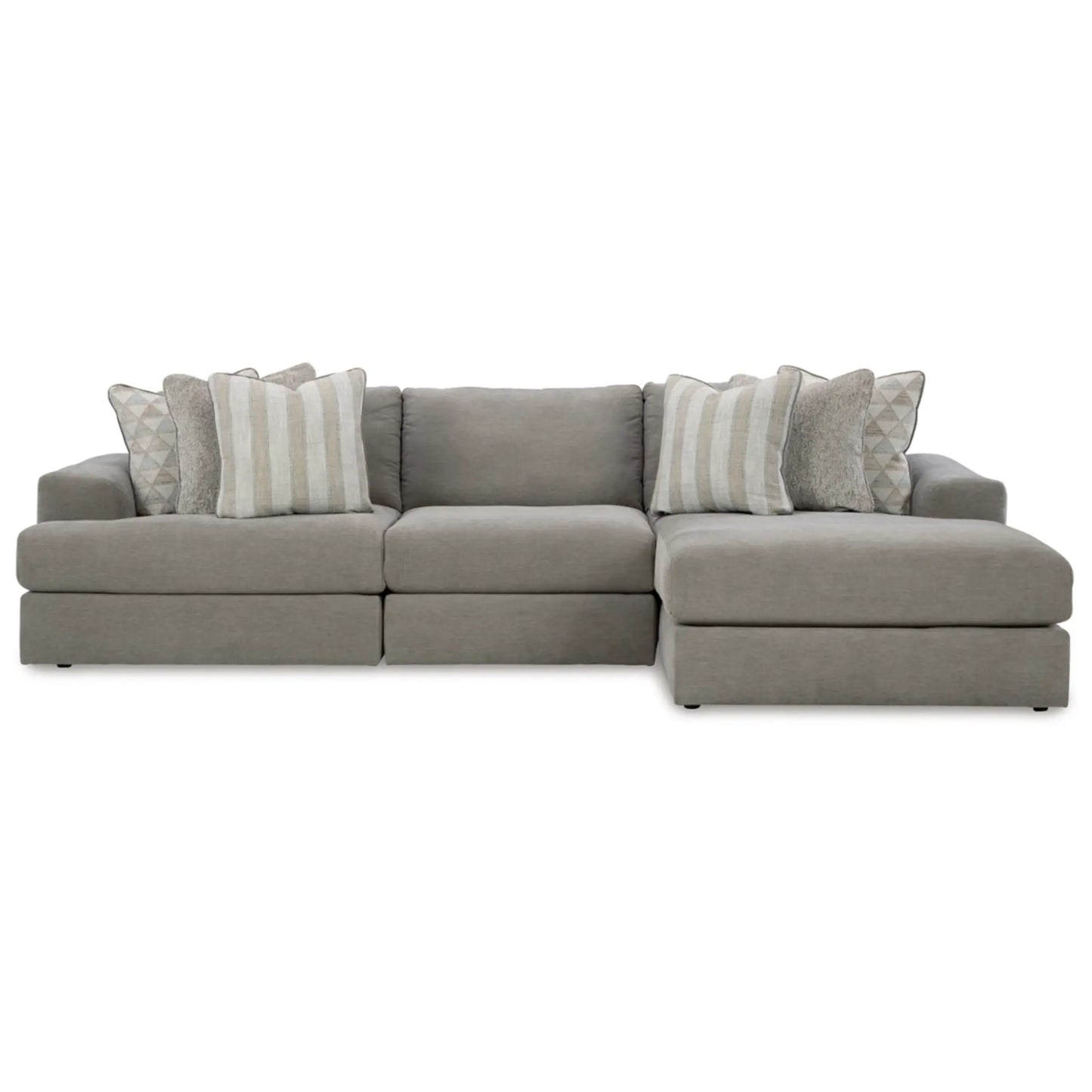 Avaliyah 3-Piece Modular Sectional with Chaise - Ash