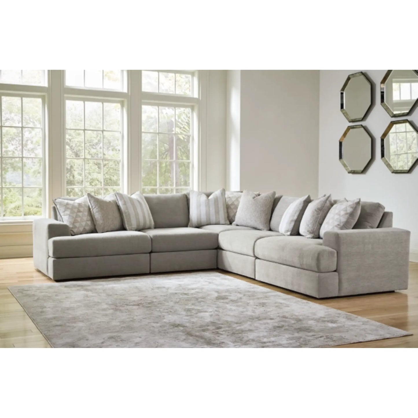 Avaliyah 5-Piece Modular Sectional - Ash