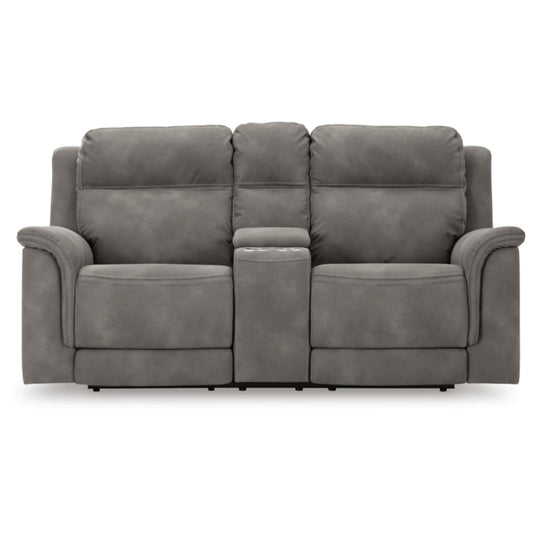 Next-Gen DuraPella Power REC Loveseat/CON/ADJ HDRST - Slate