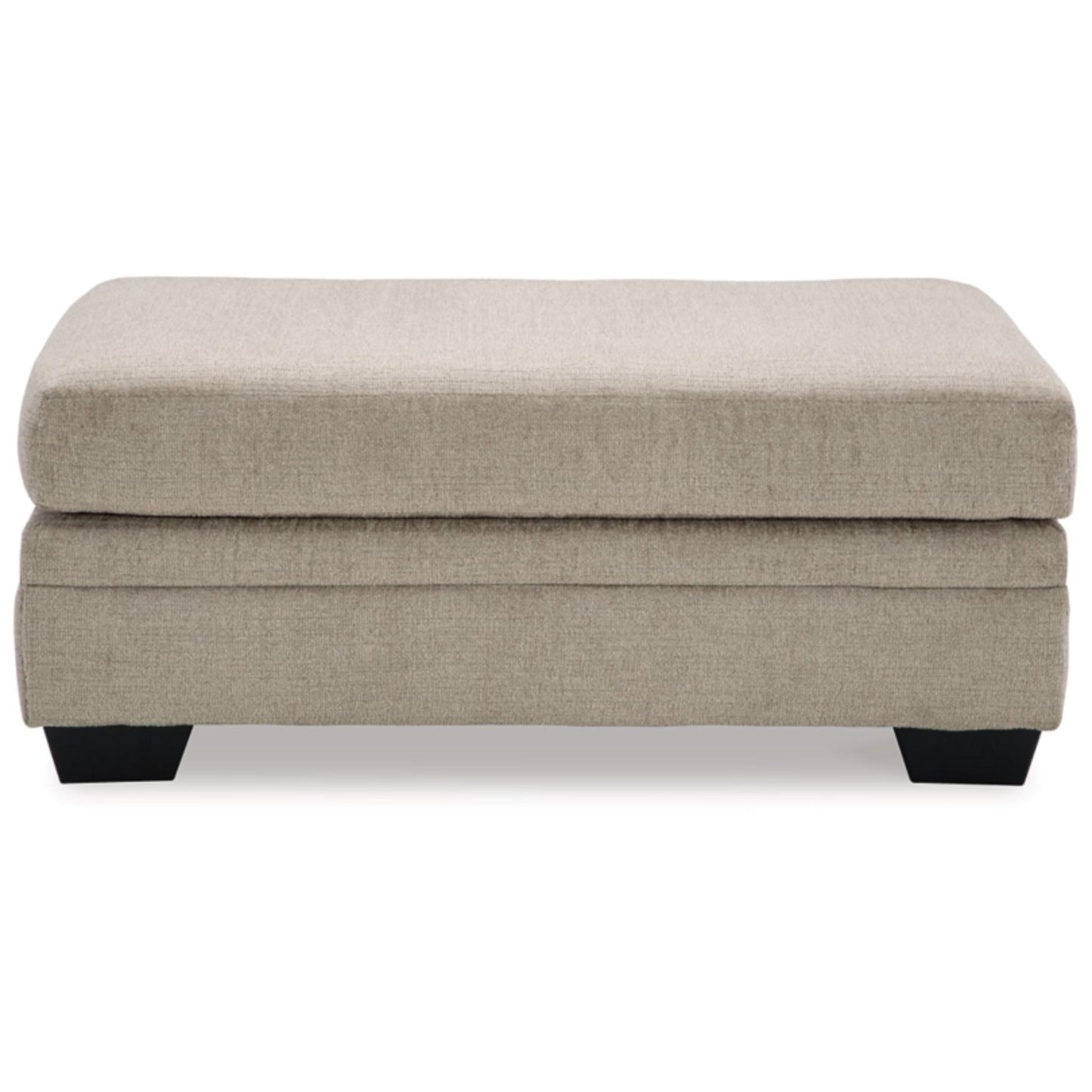 Stonemeade Ottoman - Taupe / Nutmeg
