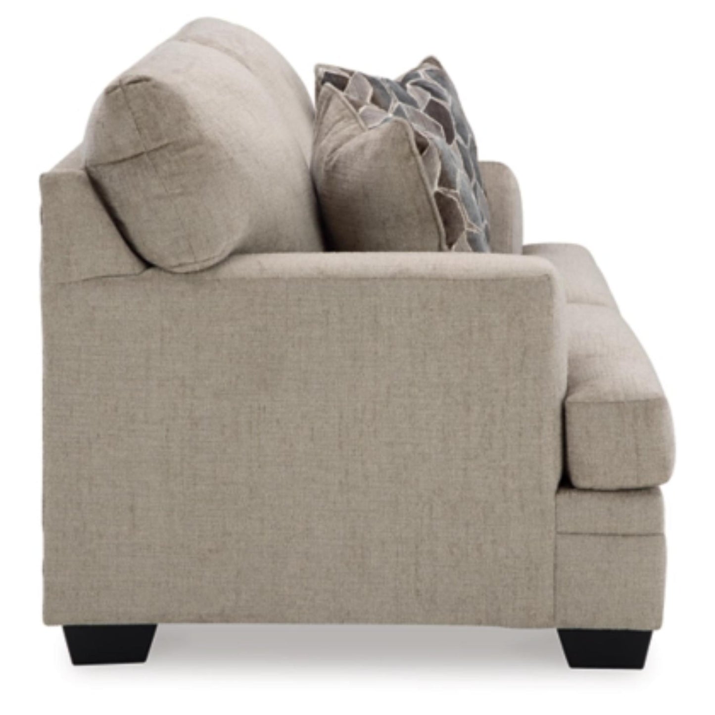 Stonemeade Loveseat - Taupe / Nutmeg