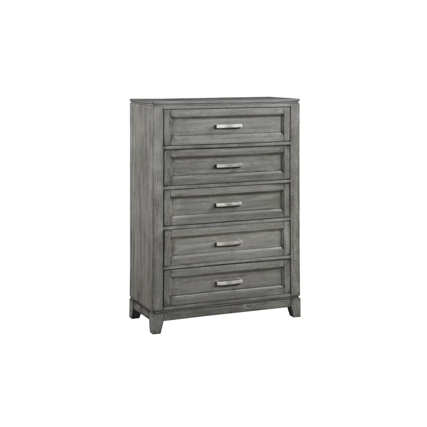 Moonlight Queen 6pc Bedroom Set - 1450 - White / Grey