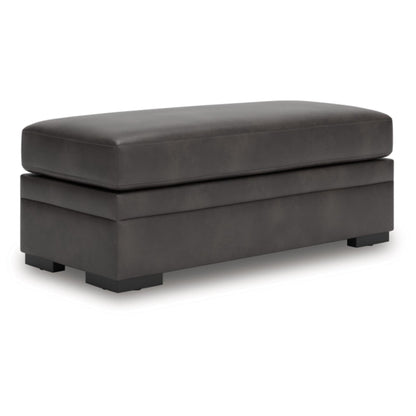 Lofton-Pike Oversized Accent Ottoman - Shadow