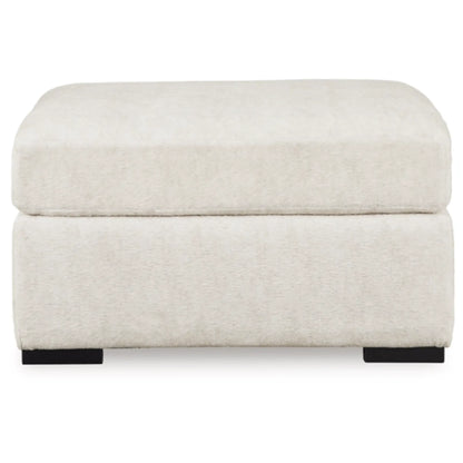 Chessington Oversized Accent Ottoman - Ivory