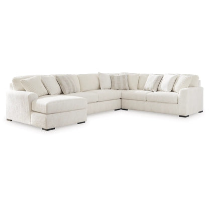 Chessington 4-Piece Sectional with Chaise - Ivory