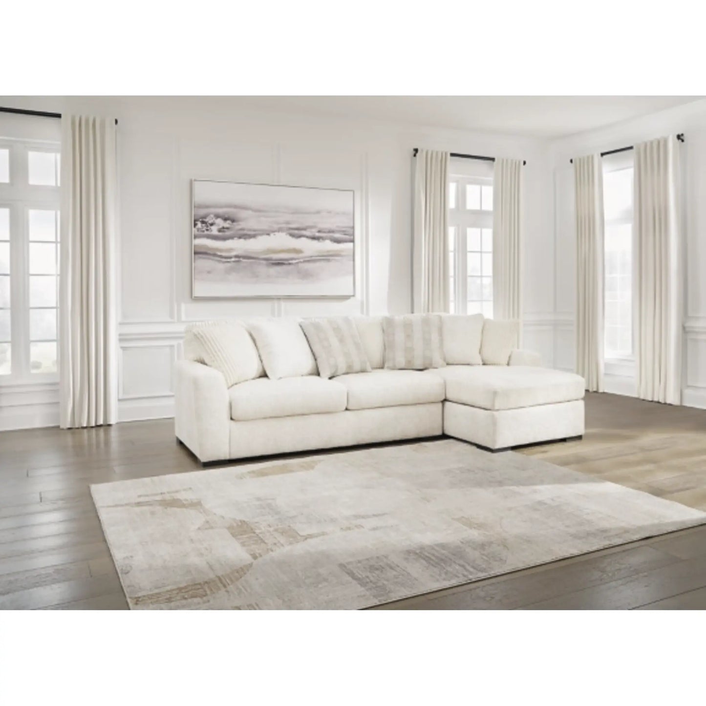 Chessington 2-Piece Sectional with Chaise - Ivory