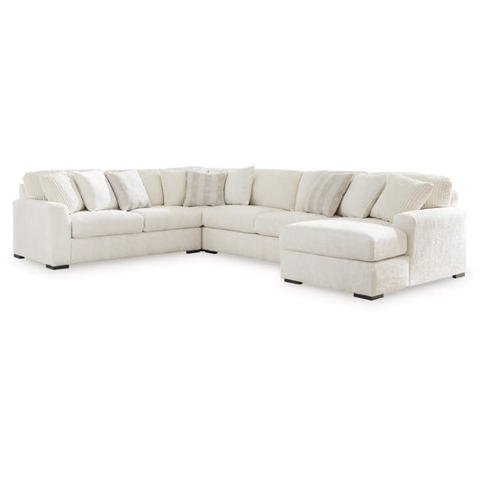 Chessington 4-Piece Sectional with Chaise - Ivory