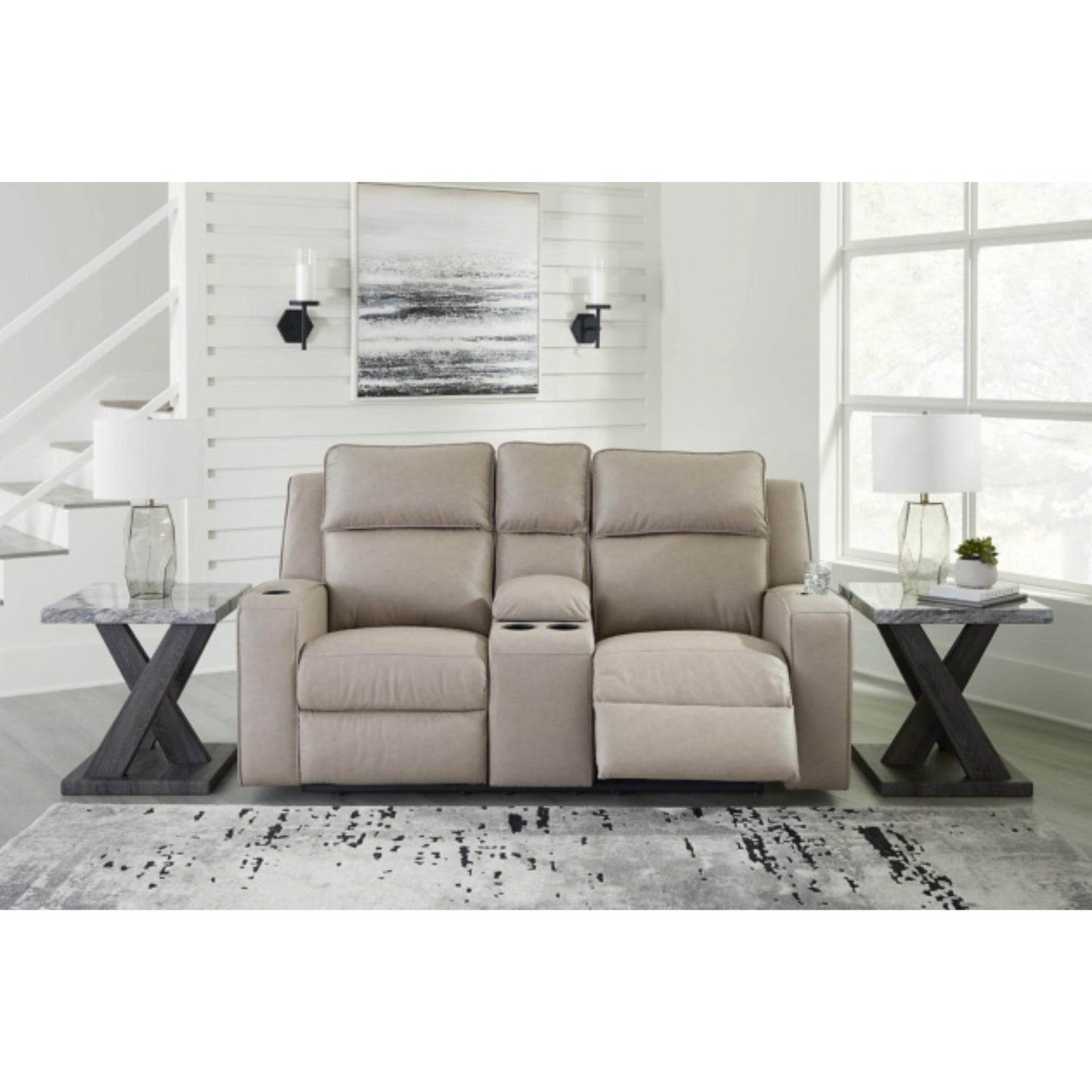 Lavenhorne DBL Rec Loveseat w/Console