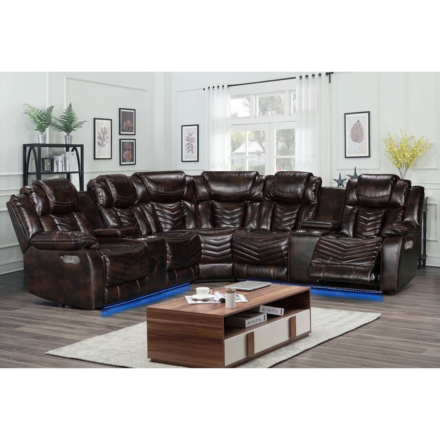 Rick Power Sectional Recliner