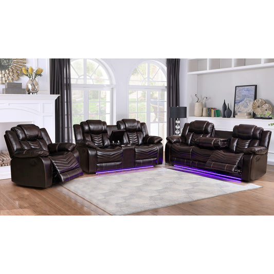 Roger 3Pc Manual Recliner Set