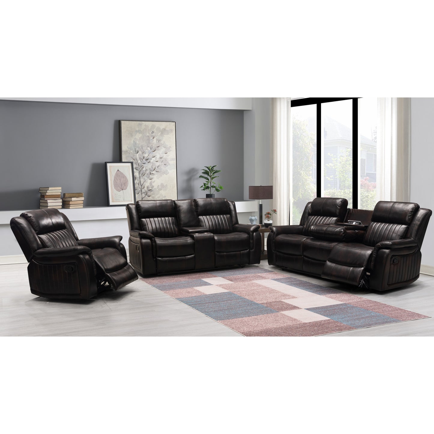 3pc Omega Manual Recliner Set