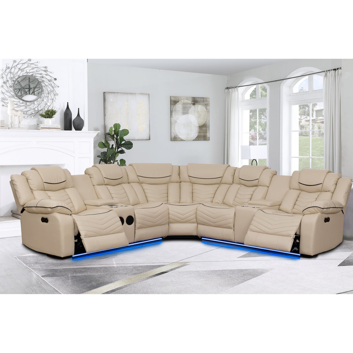 Rick Power Sectional Recliner