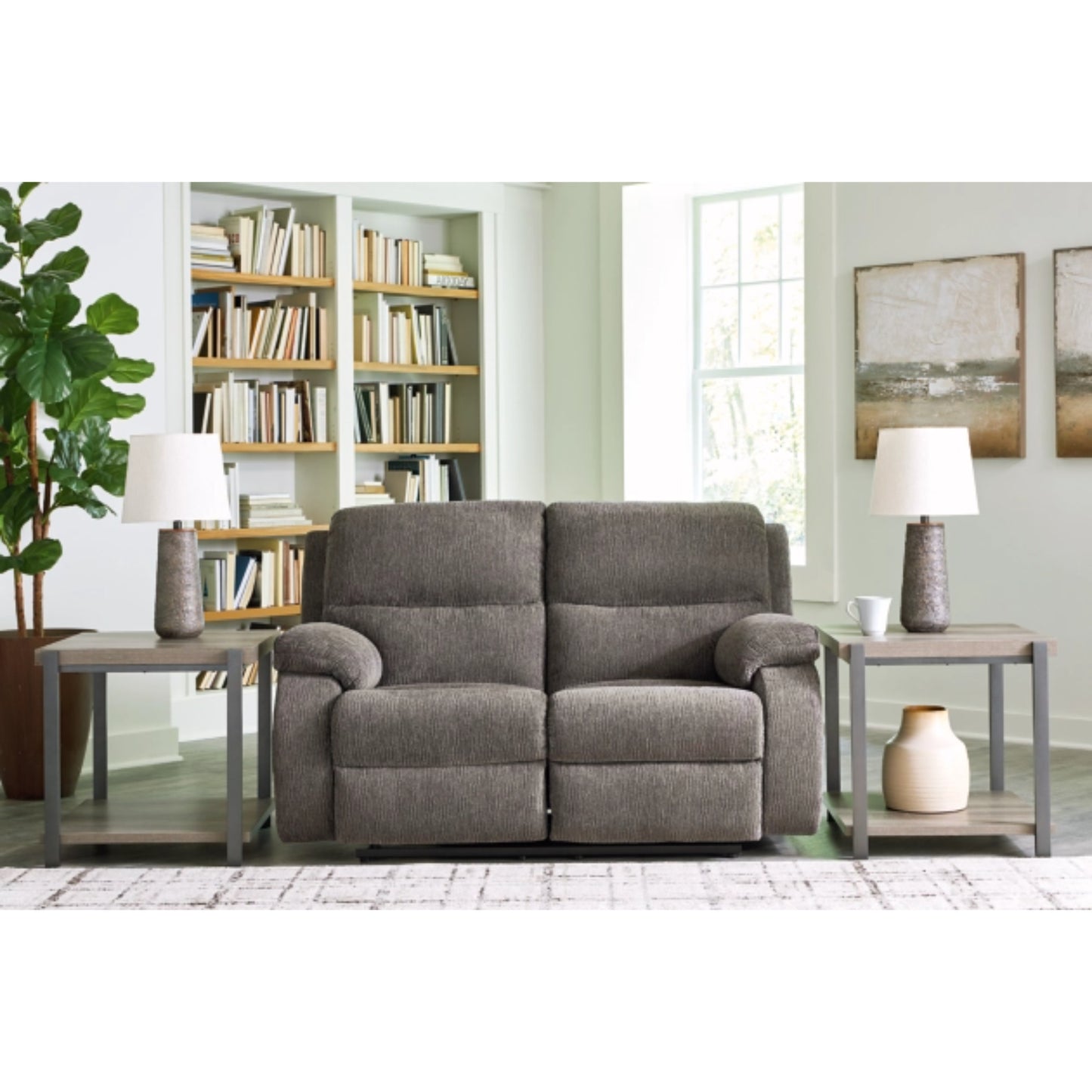 Scranto Reclining Loveseat - Brindle