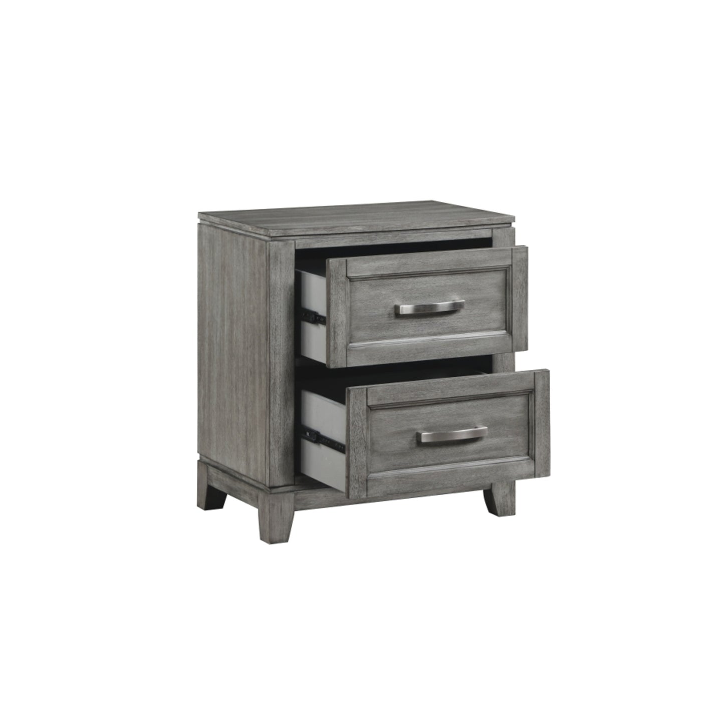 Moonlight Queen 6pc Bedroom Set - 1450 - White / Grey