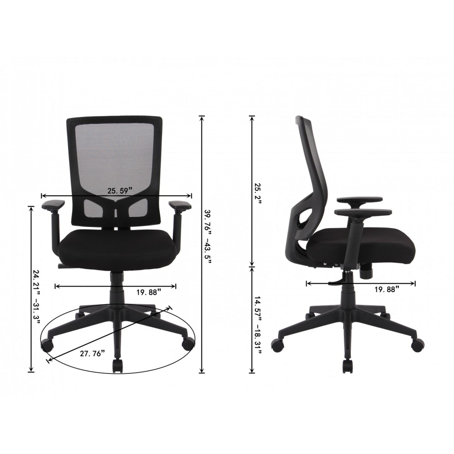 OFFICE CHAIR B- 2919