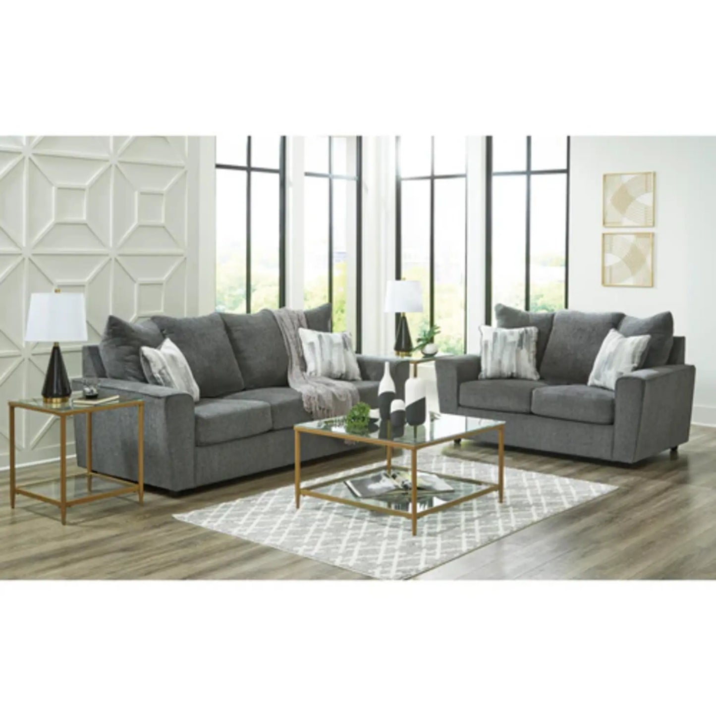 3pc Stairatt  Sofa Set By Ashley