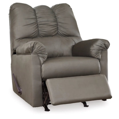 Darcy Rocker Recliner - Cobblestone / Black / Blue