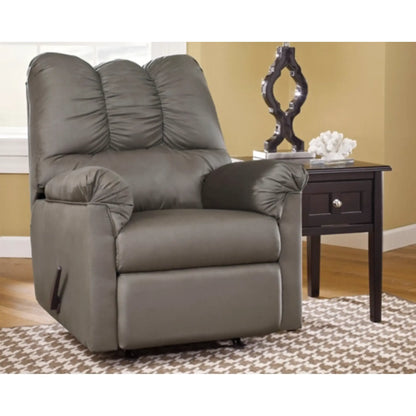 Darcy Rocker Recliner - Cobblestone / Black / Blue