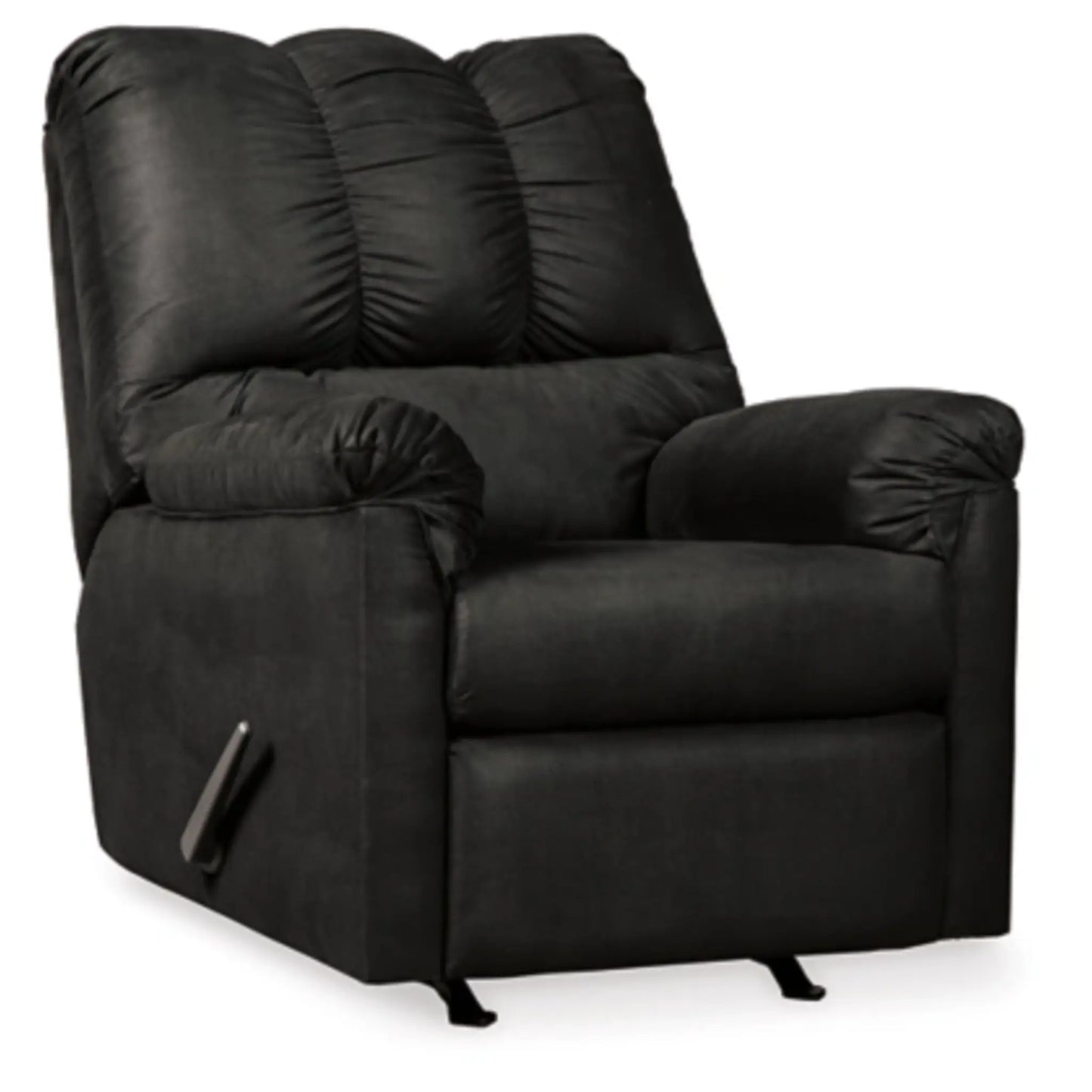 Darcy Rocker Recliner - Cobblestone / Black / Blue