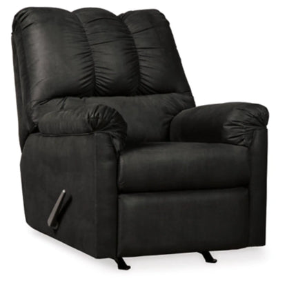 Darcy Rocker Recliner - Cobblestone / Black / Blue