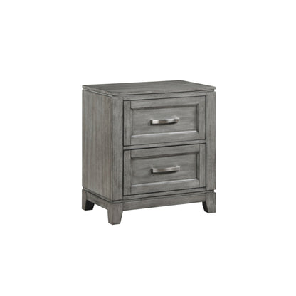 Moonlight Queen 6pc Bedroom Set - 1450 - White / Grey