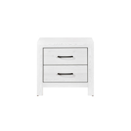Pearl Luxe King 6pc Bedroom Set - 1534WH - White / Grey / Rustic Brown / Natural