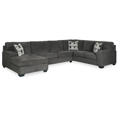 Ballinasloe Smoke 3-Piece Sectional By Ashley