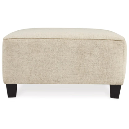Abinger Oversized Accent Ottoman - Natural / Smoke