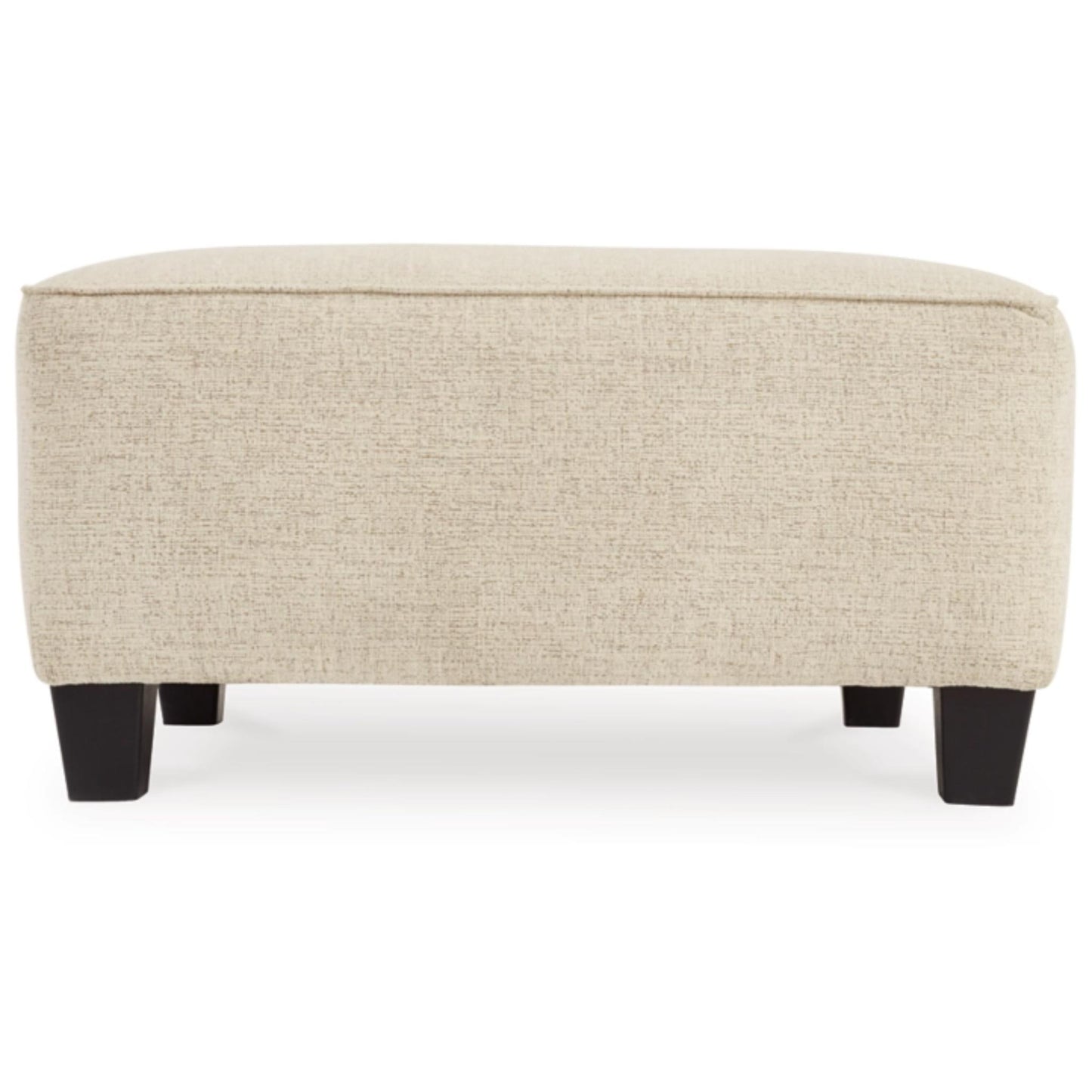 Abinger Oversized Accent Ottoman - Natural / Smoke
