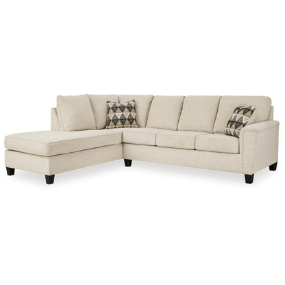 Abinger Natural 2-Piece Sectional with Chaise