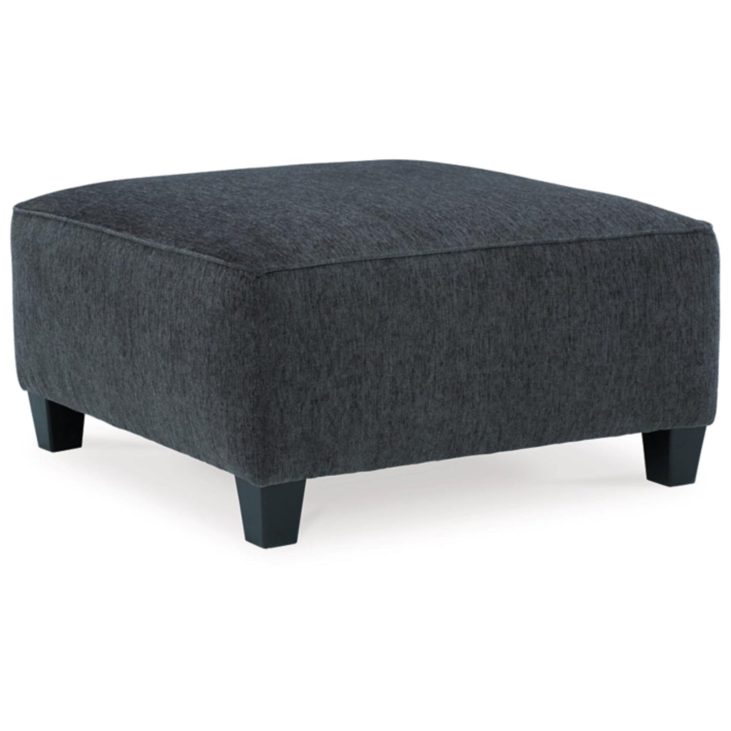 Abinger Oversized Accent Ottoman - Natural / Smoke