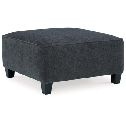 Abinger Oversized Accent Ottoman - Natural / Smoke