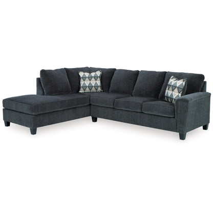 Abinger Smoke 2-Piece Sectional with Chaise